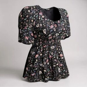 TORRID Super‎ Soft V-Neck Tie Front Elbow Sleeve Babydoll NWT